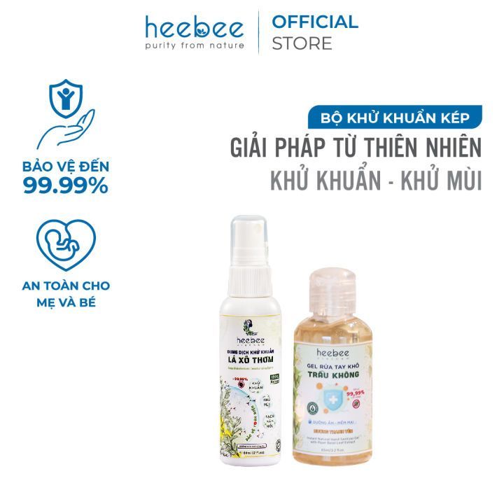 No. 5 - Gel Rửa Tay Khô Trầu Không Heebee - 2