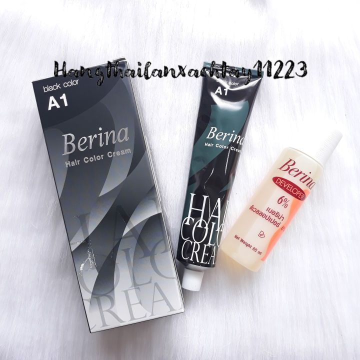 No. 7 - Thuốc Nhuộm Tóc Berina Hair Colour Cream A1 - 2