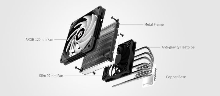 No. 5 - Tản Nhiệt CPU ID-COOLING IS-60 EVO ARGB - 1