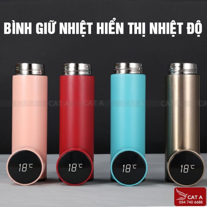 No. 7 - Bình Giữ Nhiệt Inox Hiển Thị Nhiệt Độ - 2