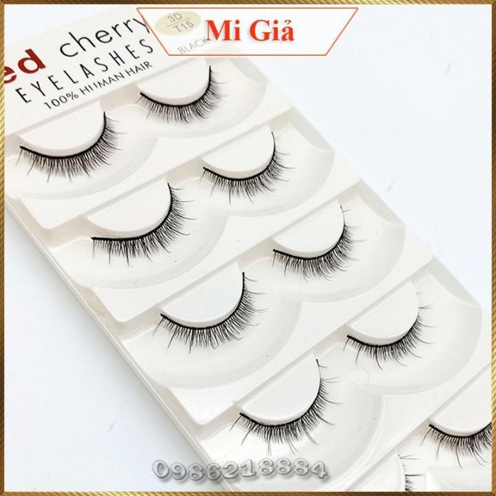 No. 5 - Mi Giả 3D Red Cherry Eyelashes - 1