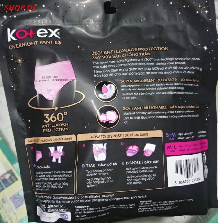 No. 1 - Băng Vệ Sinh Quần Kotex 360 Độ - 6