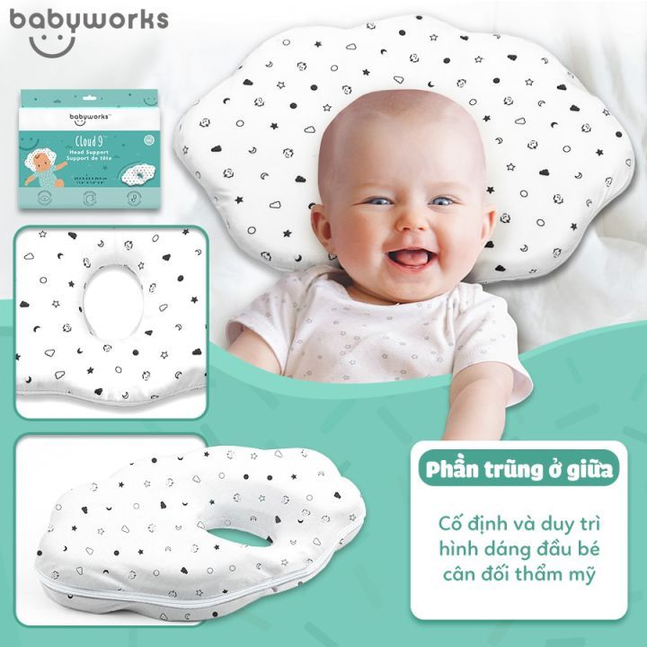 No. 6 - Gối Chống Bẹp Đầu Babyworks Cloud 9 - 5