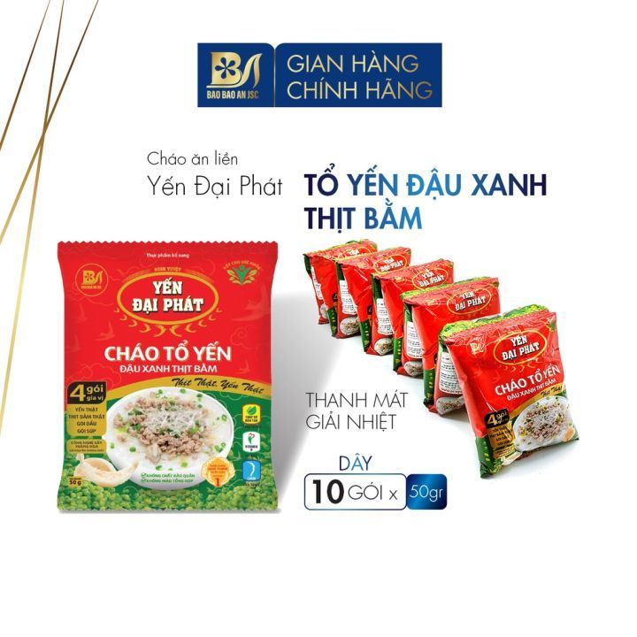 No. 4 - Cháo Tổ Yến Đậu Xanh Thịt Bằm Đại Phát - 1