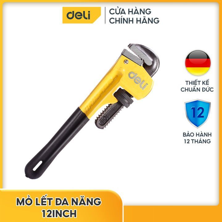 No. 3 - Mỏ Lết Mở Ống Nước DeliDL2512 - 5