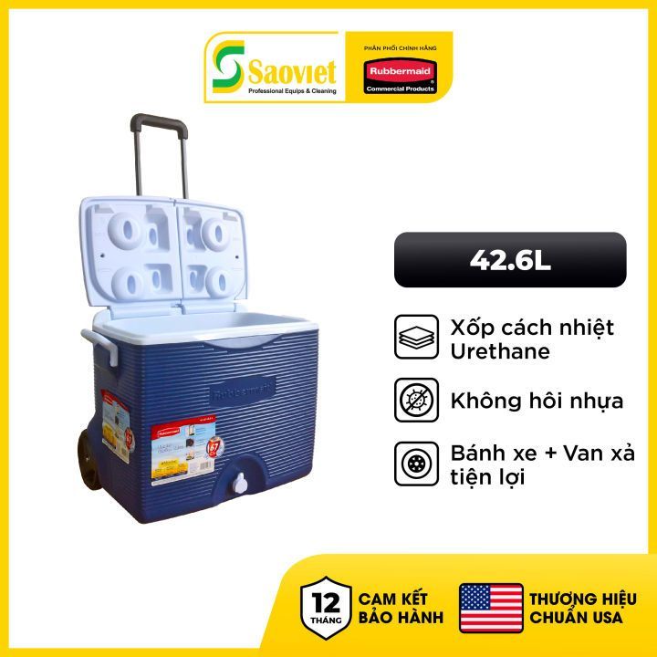 No. 8 - Thùng Đá Giữ Nhiệt RubbermaidFG2A9102MODBL - 1