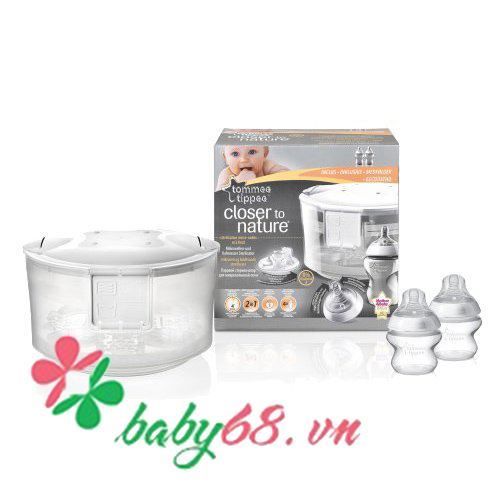 No. 9 - Hộp Tiệt Trùng Bình Sữa Lò Vi Sóng Tommee Tippee - 4