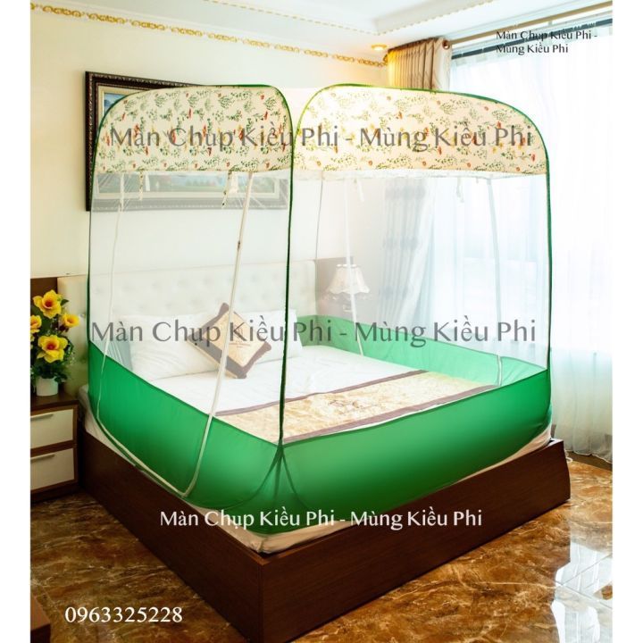 No. 6 - Màn Chụp Tự Bung Đỉnh Vuông Kiểu Phi - 6