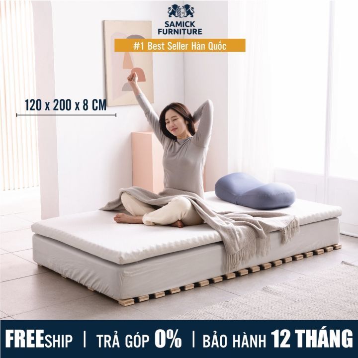 No. 5 - Nệm Topper Tăng Tiện Nghi Cao Cấp Hàn Quốc Samick Comfy - 2