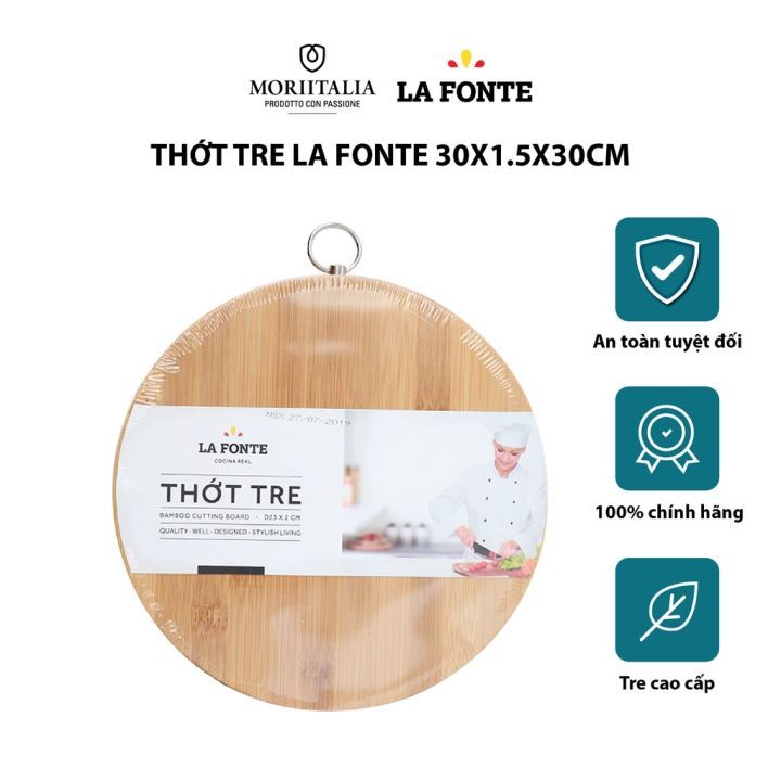 No. 1 - Thớt Tre Moriitalia La Fonte180565 - 4