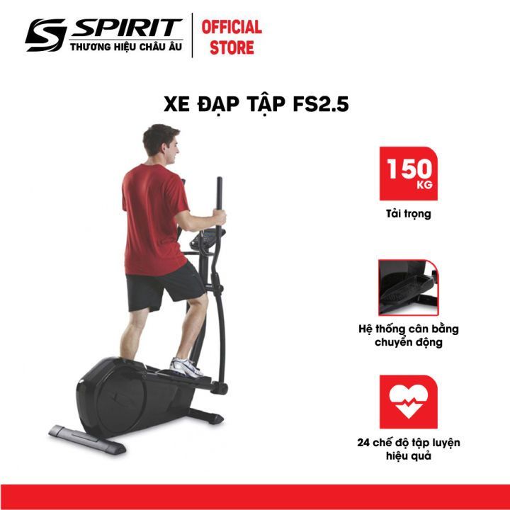 No. 3 - Xe Đạp Khởi Động Toàn Thân Spirit FS2.5 - 3