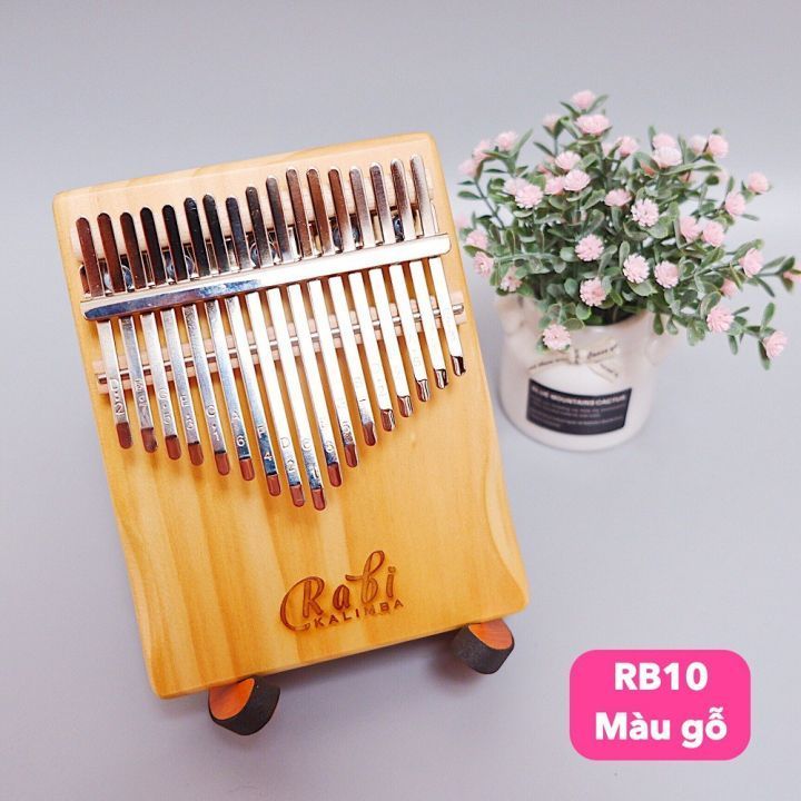 No. 6 - Đàn Kalimba Gỗ Nguyên Khối Rabi - 2