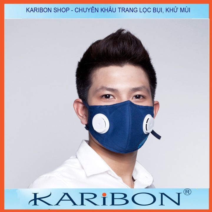 No. 8 - Khẩu Trang Đen Karibon Maxair - 4