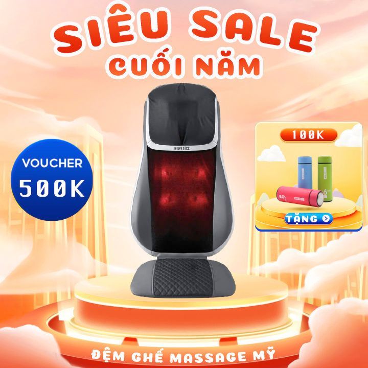 No. 2 - Đệm Massage Shiatsu 3D TruTouch HoMedics MCS-847HJ - 5