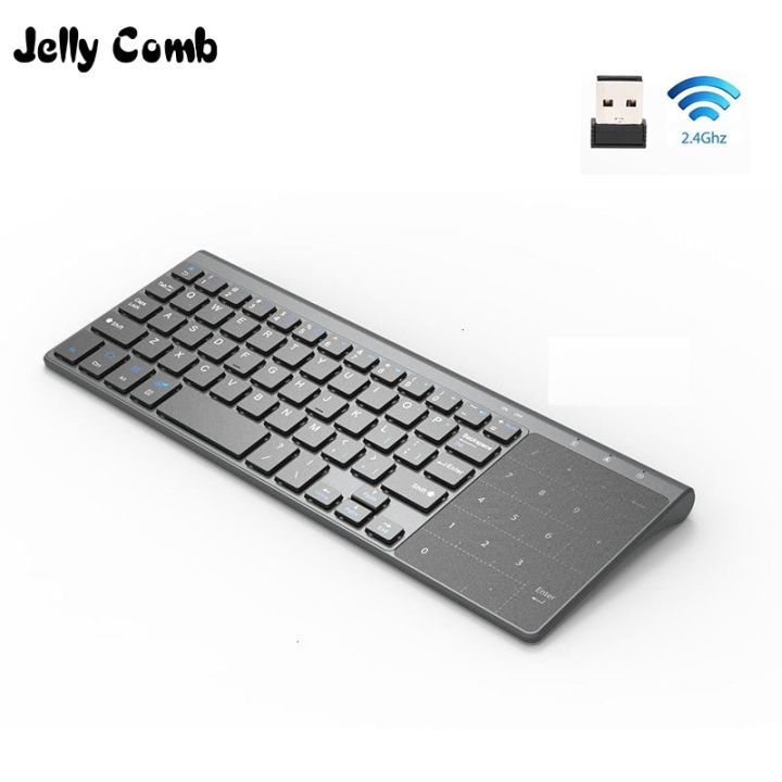 No. 7 - Bàn Phím Trackpad Không Dây 2.4G Jelly Comb - 1