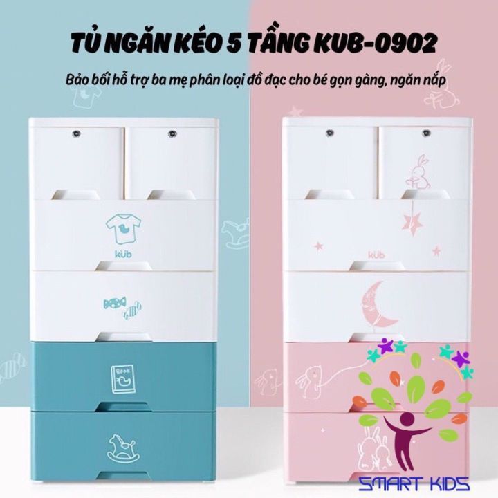 No. 7 - Tủ Nhựa Ngăn Kéo 5 Tầng Kub - 3