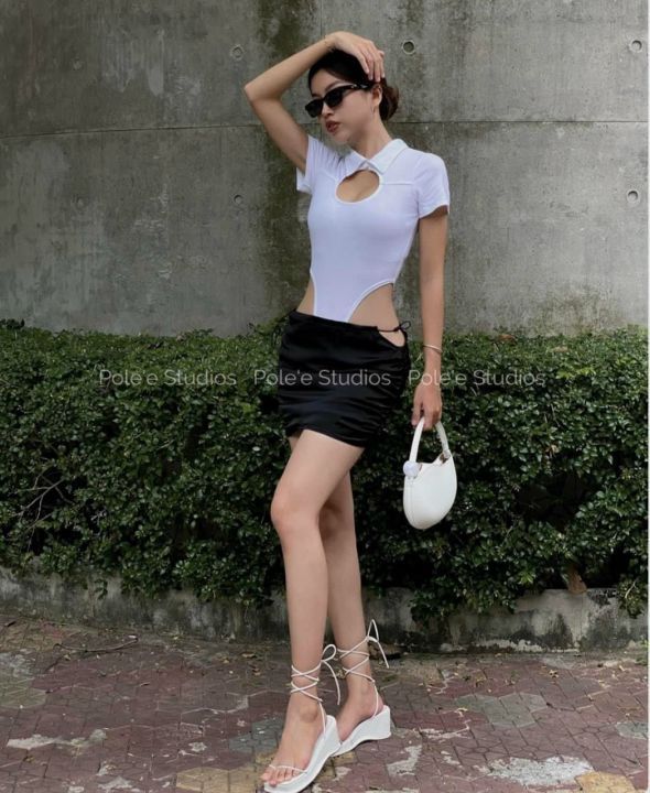 No. 6 - Bodysuit Cổ Lọ Tay Dài Thun Borip - 4