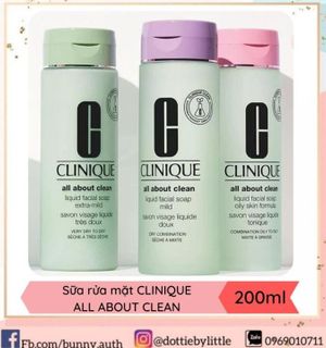 No. 5 - Sữa Rửa Mặt Clinique All About Clean Liquid Facial Soap - 5
