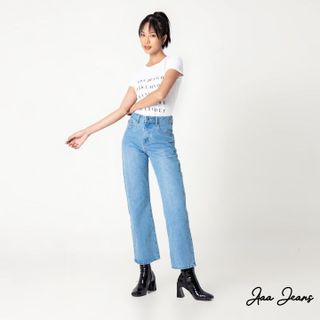 No. 1 - Quần Jeans Ống Rộng Lưng Cao Aaa Jeans - 3