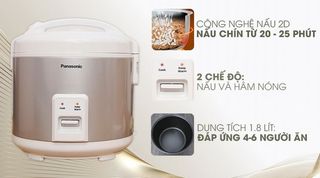 No. 8 - Nồi Cơm Điện Nắp GàiSR-MVN187LRA - 3