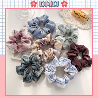 No. 10 - Scrunchies Vải Chiffon Họa Tiết Chấm BiDCQ12 - 6