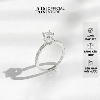 No. 6 - Nhẫn Bạc Nữ Đính Đá Jinny RingN10 - 6