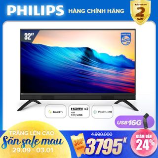 No. 8 - Smart Tivi Philips HD 32-inch 32PHT5883/74 - 1