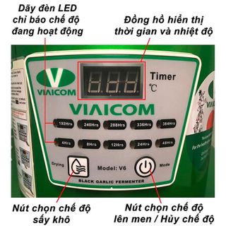 No. 1 - Máy Làm Tỏi Đen VIAICOM V6 - 3