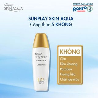 No. 8 - Kem Chống Nắng Sunplay Skin Aqua Clear White SPF50+ PA++++ - 1