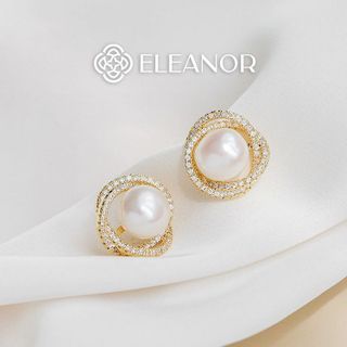 No. 6 - Bông Tai Nữ Ngọc Trai Nhân Tạo Đính Đá Eleanor Accessories - SP002157 - 1