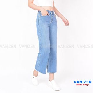 No. 2 - Quần Jeans Nữ Ống Suông Rộng Mã 424 VANIZEN - 4