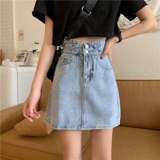 No. 2 - Chân Váy Jeans Dáng Chữ A GENVIETXJ328J510 - 3