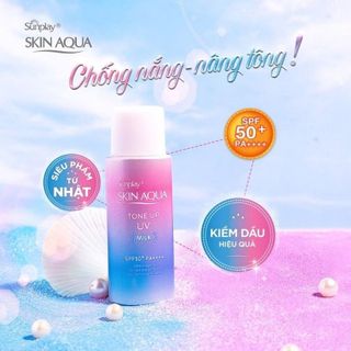 No. 5 - Kem Chống Nắng Sunplay Skin Aqua Tone Up UV Milk SPF50+/PA++++Lavender - 4