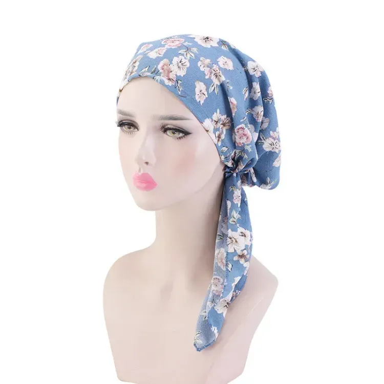 No. 8 - Khăn Turban Trùm Đầu Đuôi Dài - 5