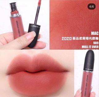 No. 3 - Son Môi Mac Powder Kiss Liquid Lipcolour#989 Mull It Over - 4