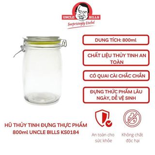 No. 8 - Hũ Thủy Tinh Uncle Bills KS0185 - 4