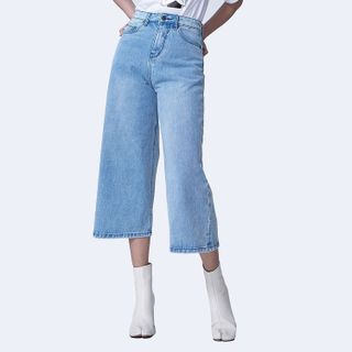 No. 1 - Quần Jeans Ống Rộng Lưng Cao Aaa Jeans - 5