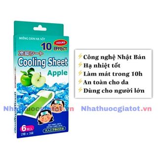 No. 9 - Miếng Dán Hạ Sốt Cooling Sheet Apple - 5