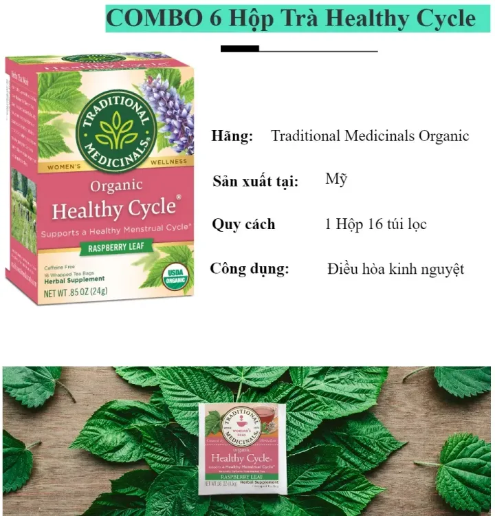No. 3 - Trà Vị Mâm Xôi Organic Healthy Cycle Tea - 5