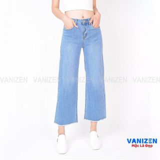 No. 2 - Quần Jeans Nữ Ống Suông Rộng Mã 424 VANIZEN - 3