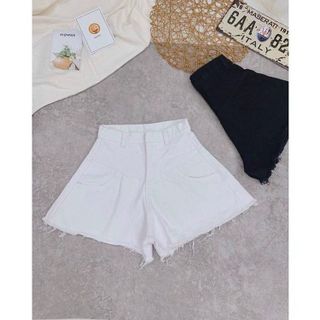 No. 2 - Quần Short Jeans Lưng Cao Dáng Xòe Aiori - 3