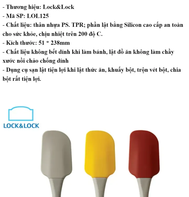 No. 7 - Phới Vét Bột Silicon Lock&LockLOL125 - 5
