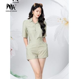 No. 6 - Jumpsuit Đũi Cá Tính NK Fashion - 1