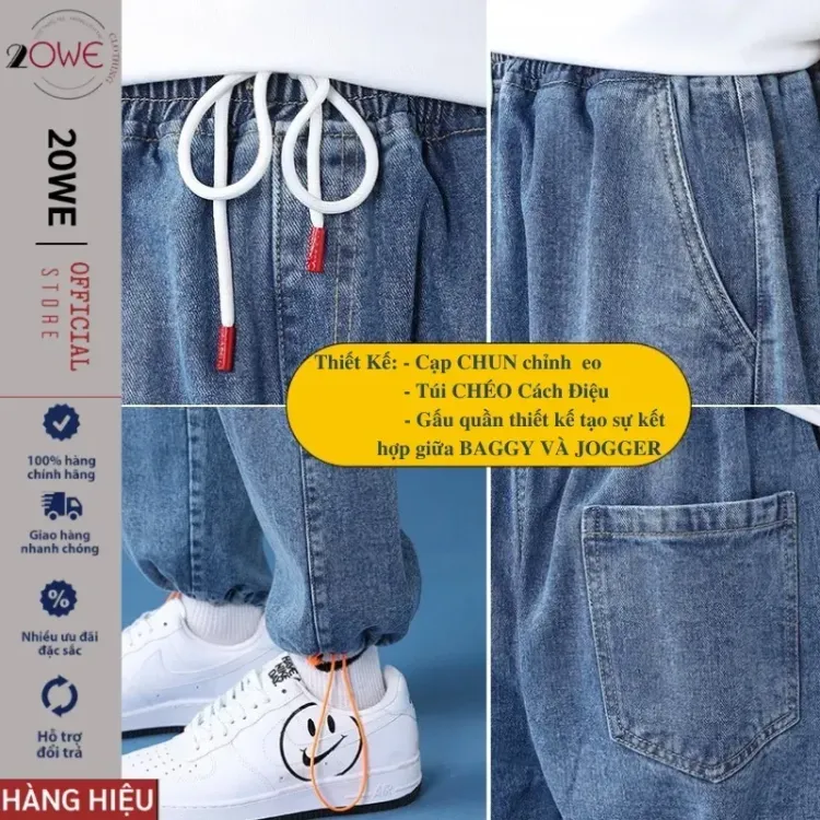 No. 8 - Quần Jeans Baggy, Jogger Nam 20WE - 5