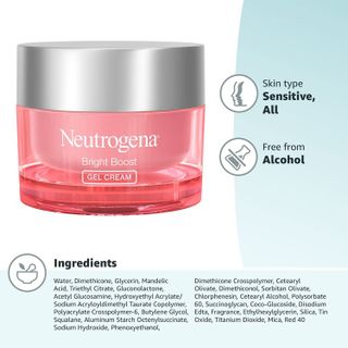 No. 5 - Neutrogena Bright Boost Brightening Gel Moisturizing Face Cream - 5