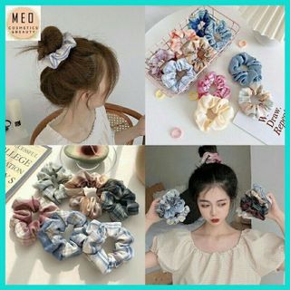 No. 4 - Scrunchies Họa Tiết Caro Vintage Hàn Quốc - 2