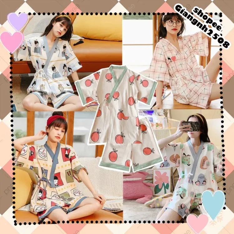 No. 6 - Bộ Ngủ Pijama Kiểu Kimono - 1