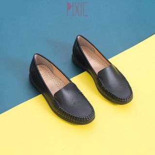 No. 1 - Giày Mọi Moccasin Da Bò Thật Đế Cao Su Pixie X482 - 6