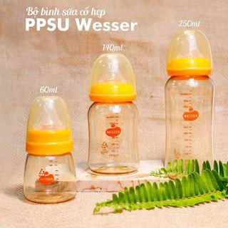 No. 6 - Bình Sữa Cho Bé PPSU Wesser (Cổ Hẹp) - 4