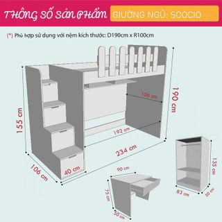 Top 8 Giường Trẻ Em Đẹp Nhất Hiện Nay (Lúa Decor, Nội Thất Hoàng Linh, Holla...)- 5